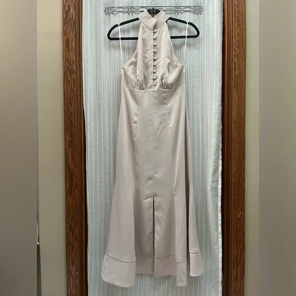 🔆C/MEO Collective Blush Satin Dress(light pink) - Picture 8 of 14